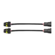2Pcs 9006 Bulb To H8 H11 Conversion Socket Adapter For Headlight Fog Lamp Bulb