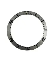 Silver Bezel Insert for Steel 41mm Omega Seamaster 300M 2542.80 2598.80 2599.80