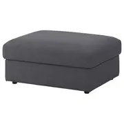 VIMLE footstool with storage, Gunnared medium grey