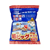 在飛比找Yahoo奇摩購物中心優惠-(買2送2)野村煎豆 日本美樂小圓餅(30gx16包/袋)(