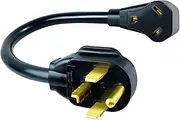 14-30P 30A 4-Prong Dryer Generator to 30Amp RV Adapter to TT-30R RV,125Volt