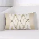 30x50 cm Embroidered Cushion Insert Cover Textured Throw Pillow Sofa Decoration