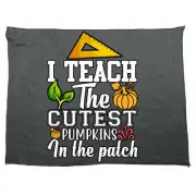 I Teach The Cutest Pumpkins In The Patch Teacher - Microfiber Gym Sports Towel