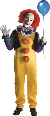 Stephen King's It Pennywise Adult Men's Costume - Multiple Sizes Available