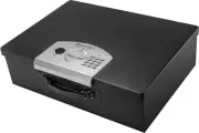 Portable Digital Keypad Lock Box – Secure Travel Safe for Valuables, Steel Const