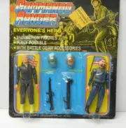 Commando Ranger Len + Sam action figure 2 pack 3.75" Rare!