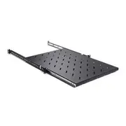 SERVEREDGE 1RU Sliding Shelf Suitable for 1000mm Deep Server Cabinets - Adjustable from 650mm to 860mm