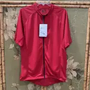 NWT Bontrager Men's Solstice Jersey Red Size LARGE Full Zipper Pockets