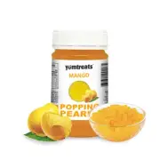 Mango Popping Pearls 400g Bubble Tea Topping Ready to Eat Tub Boba Drink