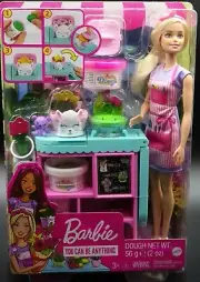 2020 Mattel Barbie You Can Be Anything Florist Playset w/Doll & Barbie Dough New