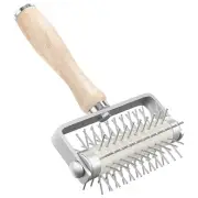 Pastry Roller with Stainless Steel Spikes Homemade Pizza Tool,Prevents4922