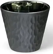 J-Kitchens Cup, Lock Cup, Light Changing Black Mat, 10.1 fl oz (300 ml), Dishwasher Safe, Microwave Safe, Made in Japan