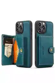 Apple Clear Case Wallet Magnetic Leather Case for iPhone 13 Pro