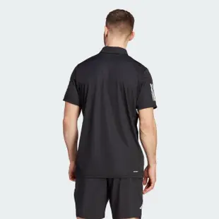 【adidas 愛迪達】CLUB 短袖POLO衫(IS2294 男款 運動上衣 吸濕排汗 黑)