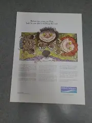 Bell Atlantic Where The Wild Things Are Vintage Print Ad 1998 8x11
