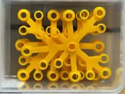 LEGO Parts - Bright Light Orange Plant Leaves 6 x 5 - No 2417 - QTY 5