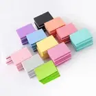 50pcs / Bag Nail File Mini Fadeless Mini Nail Buffer Block Eva