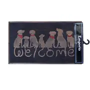 Textured Animal and Trees Design Rubber Door Mat 45 x 75 cm