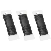 115Yard Floral Wire Flexible Paddle Wire 3Roll 20 Gauge Florist Wire Black