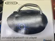 Jensen Portable Stereo Compact Disc Player With Am/fm Stereo Radio And Bluetooth