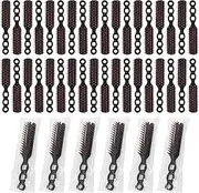 Bulk Hair Brushes for Homeless Individually Wrapped, Hair Brush Bulk, Hair Brush for Curly Hair Suitable for Homeless,Shelter,Air Bnb/Hotel(24 PCS)