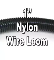 JT&T’s 1" Diameter Nylon Split Wire Loom Flex-Guard Convoluted Tubing