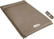 Self Inflating Mattress 10CM Camping Sleeping Mat Air Double Coffee Outdoor Travel