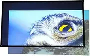 Portable Projector Screen High Brightness Portable Projection Screen Anti-Light Projector Curtain Metal Reflective Cloth Projection Screens(84 inch)