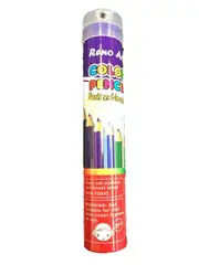12 Coloured Pencils Set Art Supplies Metal Tin Case Colour Sketch NON-TOXIC
