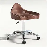 Ergonomic Saddle Stool w/Wheels Hydraulic Swivel Rolling Stool Chair Height Adjustable for Dentist Beauty Salon Tattoo Home Office