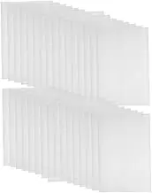 Mobestech 50Pcs Pre Folded Transparent Paper Envelopes for Wedding Invitations Clear Wrapping Sleeves for Elegant Presentation and Protection of Cards