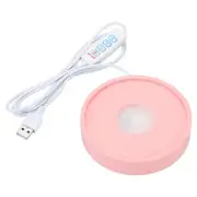 4" Wooden LED Light Base Wood Display Stand w Dimmer Pink 3 Color White Light