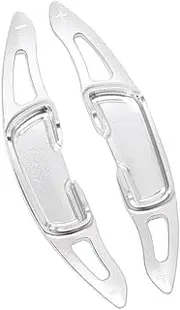 Shift Paddle Extension for Mazda 3 6 for CX-4 2013+ CX-5 2016 2017 2018 & for Atenza for Axela 2014-2018 Car Steering Wheel Shift Paddle Directly Shifter Gear(Silver)