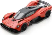 Schuco 1:18 Scale Aston Martin Valkyrie 2021 Cosmos Orange