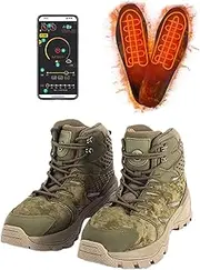 [Generic] Heated Shoes | Rechargeable Electric Foot Warmer,Rechargeable Electric Shoes, Non-Slip Winter Snow Boot, Anti-Slip Snow Trail Shoes for Keep Feet Warm
