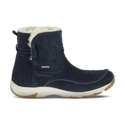 Merrell Approach Sage Pull-On Polar Waterproof Winter Sneaker Boots Size 8 38.5
