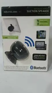 Portable Wireless Bluetooth Speaker with Suction Cup Built-in Microphone
