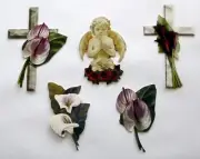 3D Easy Die Cut Card Toppers CONDOLENCE Sympathy 5 Designs Glltter Hotfoil Type1