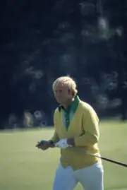Jack Nicklaus during Thursday play at Augusta National. Augu - 1973 Old Photo 5