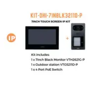 Dahua Smartphone Intercom Kit, KIT-DHI-7INBLK3211D-P