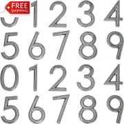 Pack of 20, Self Adhesive Silvery Waterproof Mailbox Numbers 0-9, Lyflux Door Ad