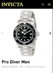 Invicta Men's 9307 Pro Diver Quartz 3 Hand Watch