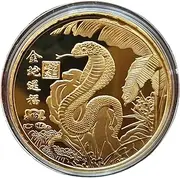 Lucky Coin | Year of The Snake Small Coin - Lunar Year Challenge Coin, Collection Souvenir Coin, Collectible Commemoration Chinese Souvenir for Family