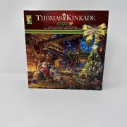 Ceaco Thomas Kinkade "SANTA'S WORKSHOP" 1000 Piece Jigsaw Puzzle New