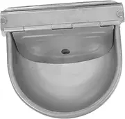 Generic Pig and Sheep Drinking Fountain Pet Water Dispenser Water Trough Automatic Waterer Bowl for Sheep Automatic Goat Water Bowl Automatic Pet Water Bowl Stainless Steel Silver