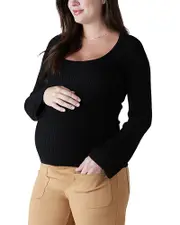 Ingrid & Isabel Ribbed Maternity Sweater