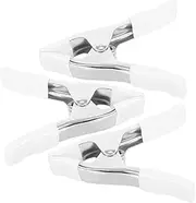 Uonlytech 3Pcs Heavy Duty Spring Clamps for Backdrop Stand Durable Clips Sturdy and Chrome Design for Photography Woodworking Crafts