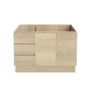 Forme Mont Albert 1200 Freestanding Light Ash Vanity - Left Hand Drawers