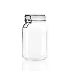 Lemon & Lime Fido Clear 20cm/1.5L Clip Canister Glass Jar Food Storage/Container