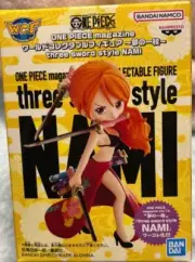 One Piece World Collectable Figure Nami Three Sword Style Banpresto Japan New